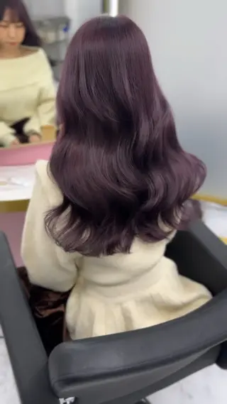 ロング カラー 𝐚𝐨𝐢 メンズ ‪‪/メッシュのヘアスタイル