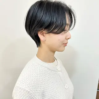 ショート カラー lab.by ioe中崎店所属・中北篤志 ショートボブのヘアスタイル