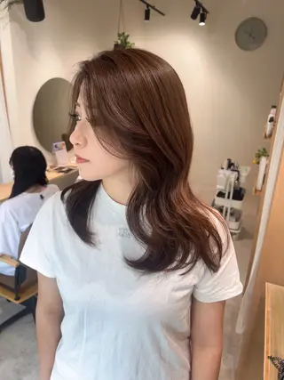 セミロング Day .1のヘアスタイル