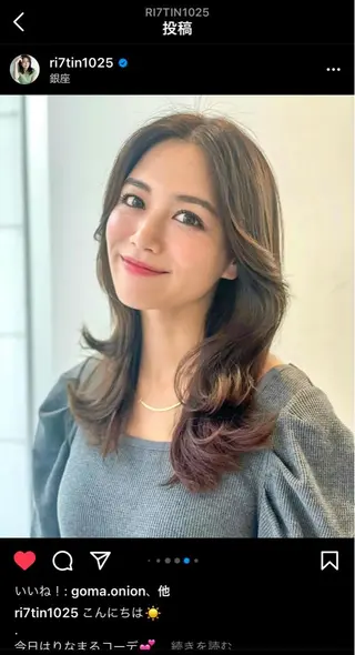 セミロング カラー 鈴木 一貴のヘアスタイル