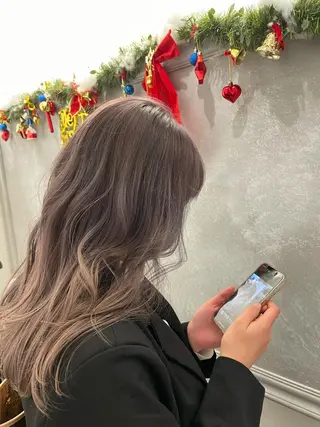 ミディアム カラー 最高級髪質改善 🦄ブリーチYUGOのヘアスタイル