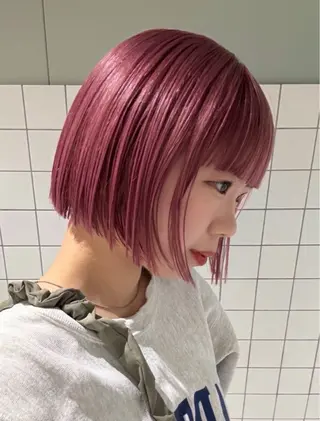 ショート カラー ダブルカラー/暖色/ オレンジ🍊ゆーなのヘアスタイル