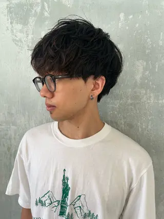 メンズ ｵｶﾓﾄ ﾐｽﾞｷのヘアスタイル