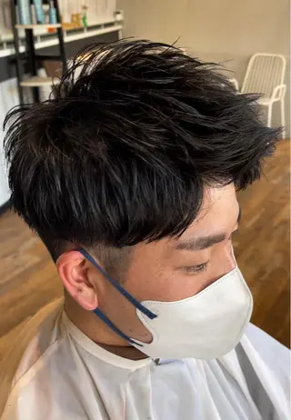 ショート メンズ CUORE HAIR ange水戸所属・🌟パーマリスト 鈴木雄大🌟のヘアスタイル