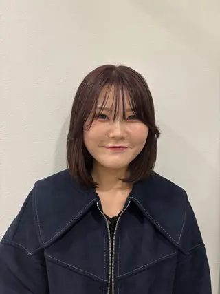 ミディアム カラー ヘアアレンジ 💝似合わせカット& カラーUruna💝のヘアスタイル