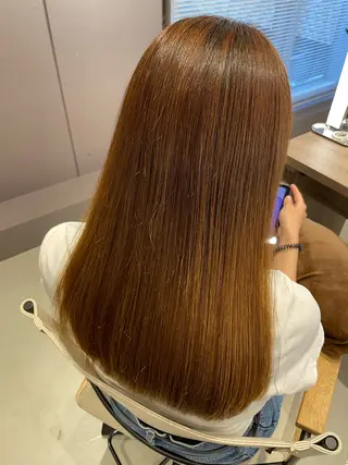 ロング 髪質改善/縮毛/トリ ートメント/平野広大のヘアスタイル