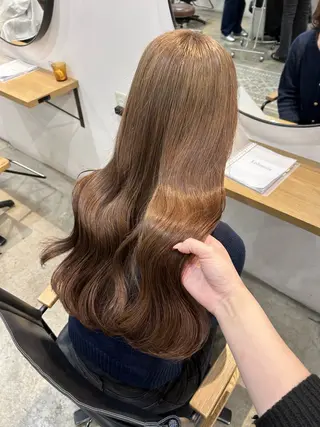 ロング タケムラ アオバのヘアスタイル