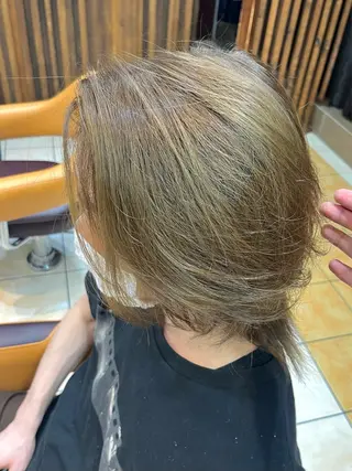 ミディアム カラー メンズ メンズ特化/パーマ/ 髪質改善　高野奨馬のヘアスタイル