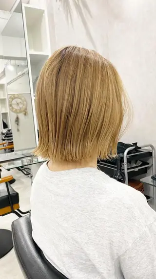 ミディアム ⭐️ショート⭐️美髪 矯正⭐️水口陸のヘアスタイル