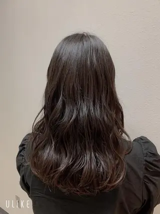 ロング カラー パーマ エンドウ ミノリ🤎 /半個室/レイヤーのヘアスタイル