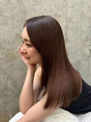ロング ICON所属・艶美髪マスター 店長✂︎YUKKEのヘアスタイル