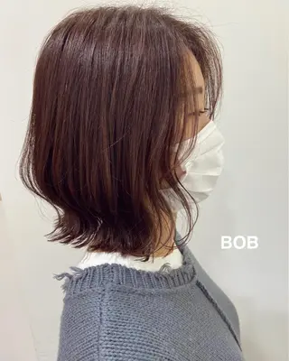 ショート カラー ヘアアレンジ merc.🌿💚 八幡真衣のヘアスタイル