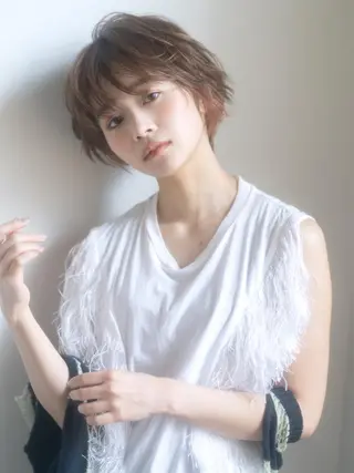 ショート 🎀ハイトーン/レイ ヤー/Reina🎀のヘアスタイル