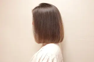 ミディアム カラー nagane sayakaのヘアスタイル