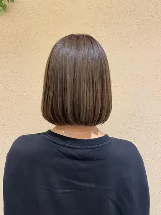 ミディアム カラー シャドールーツ美容師 篠原康太のヘアスタイル