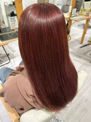 ミディアム カラー 💙まこと💙艶 カラー(Rico)のヘアスタイル