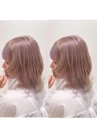 セミロング 🫧ふくだ りな 🕊のヘアスタイル