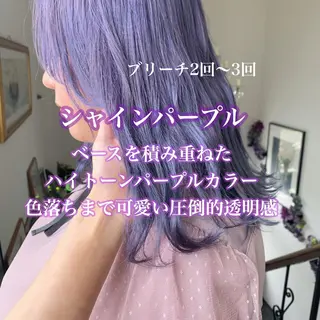 ロング カラー 袴田 伊代のヘアスタイル