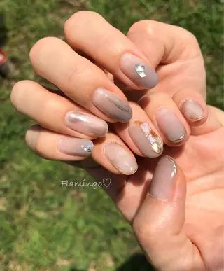 ネイル 40代からの爪を守る ×ケア重視サロン♡のネイルデザイン