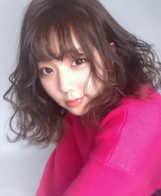 ミディアム カラー omocha hair salon所属・大嶋 伸吾のヘアスタイル