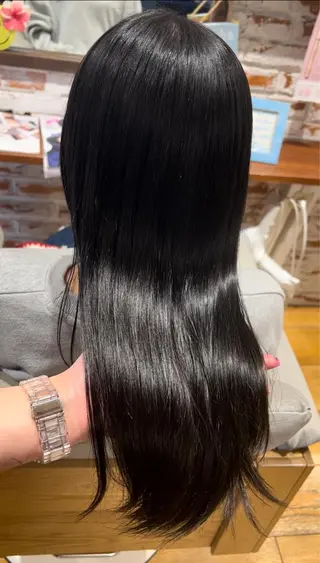 ミディアム ハイトーン/ ダブルカラー/透明感のヘアスタイル