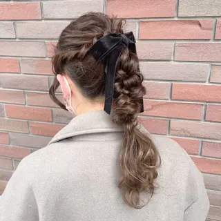 ロング ヘアアレンジ 古沢 みづきのヘアスタイル