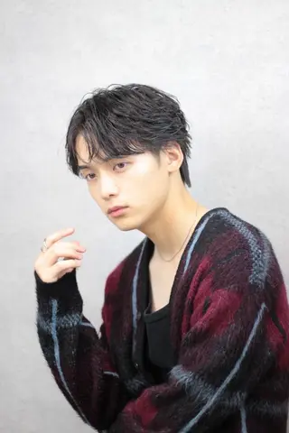 メンズ 🔥大人の色気パーマ メンズヘア特化🔥のヘアスタイル