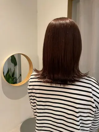 ミディアム カラー ミウラ サクラコのヘアスタイル