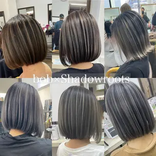 ショート カラー ヒカ/外国人風 デザインカラーのヘアスタイル