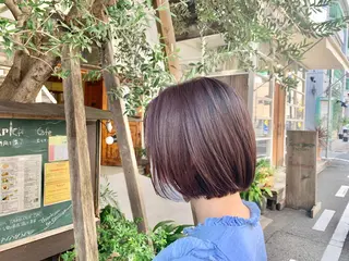 ショート カラー LEB所属・下河 宗太のヘアスタイル