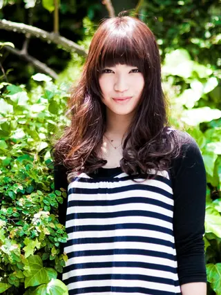 ロング カラー パーマ 公庄　グジョウ 　隆　　タカシのヘアスタイル