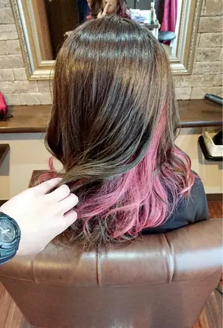 ミディアム カラー 美髪 カラーリストのヘアスタイル