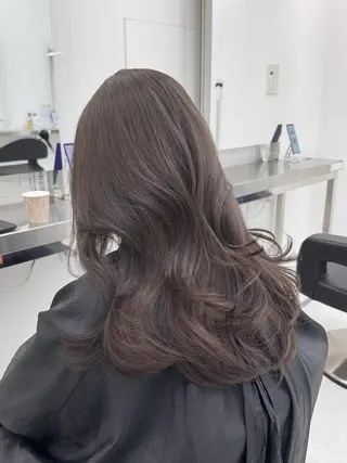 ロング 🤍韓国風透明髪🤍 レイヤー🤍きょうのヘアスタイル