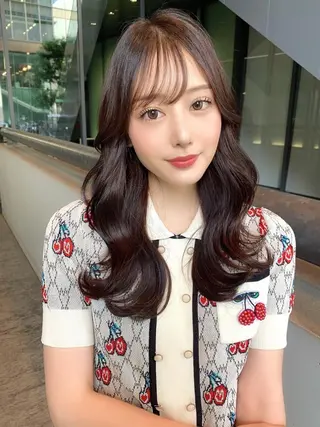 ロング カラー 韓国ヘア特化型美容師 カワノマイ🇰🇷のヘアスタイル