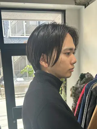 ミディアム カラー メンズ fifth 原宿　【フィフス】所属・fifth/メンズ パーマ/川﨑泰就のヘアスタイル