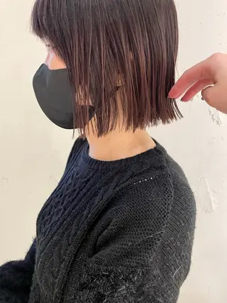 ミディアム カラー 透明感color 🥣suzunaのヘアスタイル