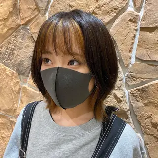 ミディアム カラー 透明感カラー🌈 菊池 結衣のヘアスタイル