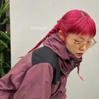 セミロング カラー The Path ARENのヘアスタイル