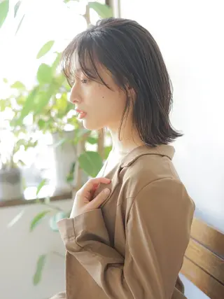 ショート カラー 骨格/顔タイプ/ パーソナルカラー菅原のヘアスタイル