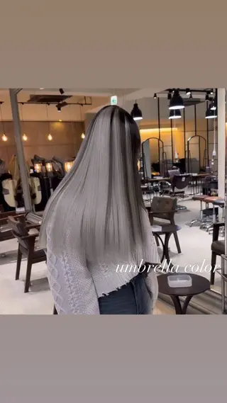 ロング カラー 💜ハイトーン💛 マジカルかいちゃんのヘアスタイル