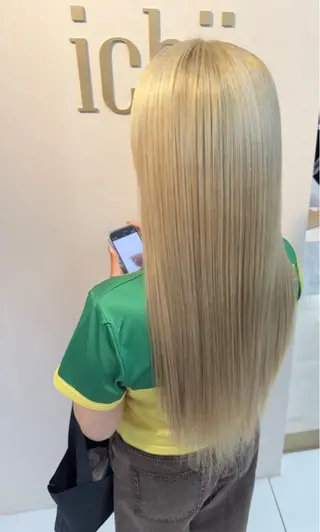 ロング カラー Yamato 🩵のヘアスタイル