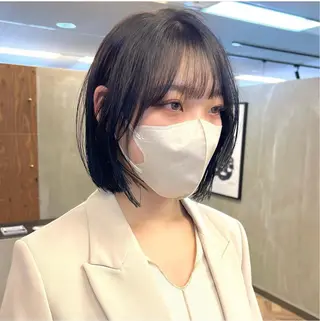 ショート カラー パーマ ヘアアレンジ メンズ キッズ ネイル マツエク・マツパ アイブロウ EMANON梅田店所属・前川 朋香のヘアスタイル