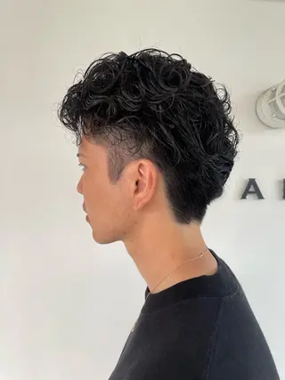 ショート メンズ SARA古賀店 かすみ🐬🩵のヘアスタイル