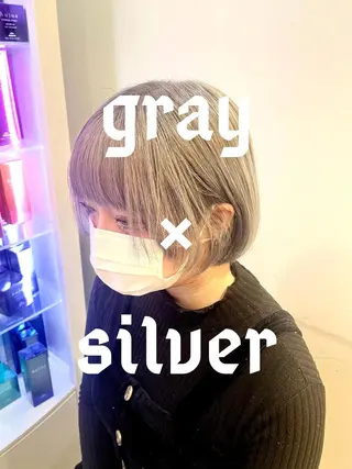ショート カラー 🥇メンズパーマ /縮毛矯正/木村神心のヘアスタイル