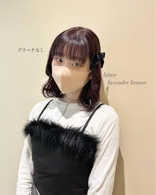 ミディアム RIKO👼🏻💓 韓国ガーリーのヘアスタイル