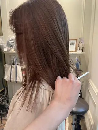 ロング カラー classic 新横浜所属・大人girly🛋️ 🤍yukakoのヘアスタイル