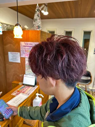 カラー 中村 晴輝のヘアスタイル