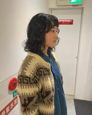 ミディアム ♡ハッシュカット/ レイヤー/yucoのヘアスタイル