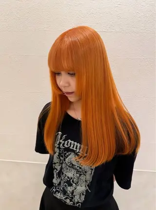ロング カラー ブリーチ୨୧大阪梅田 タカシマリナ♡のヘアスタイル