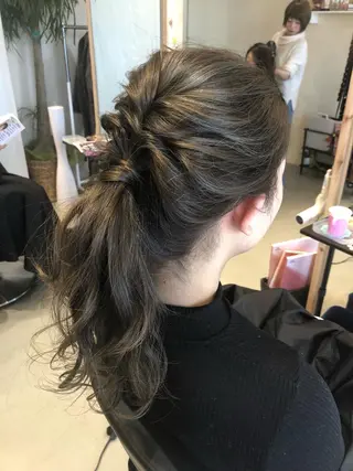 カラー ヘアアレンジ 早川 真幸のヘアスタイル